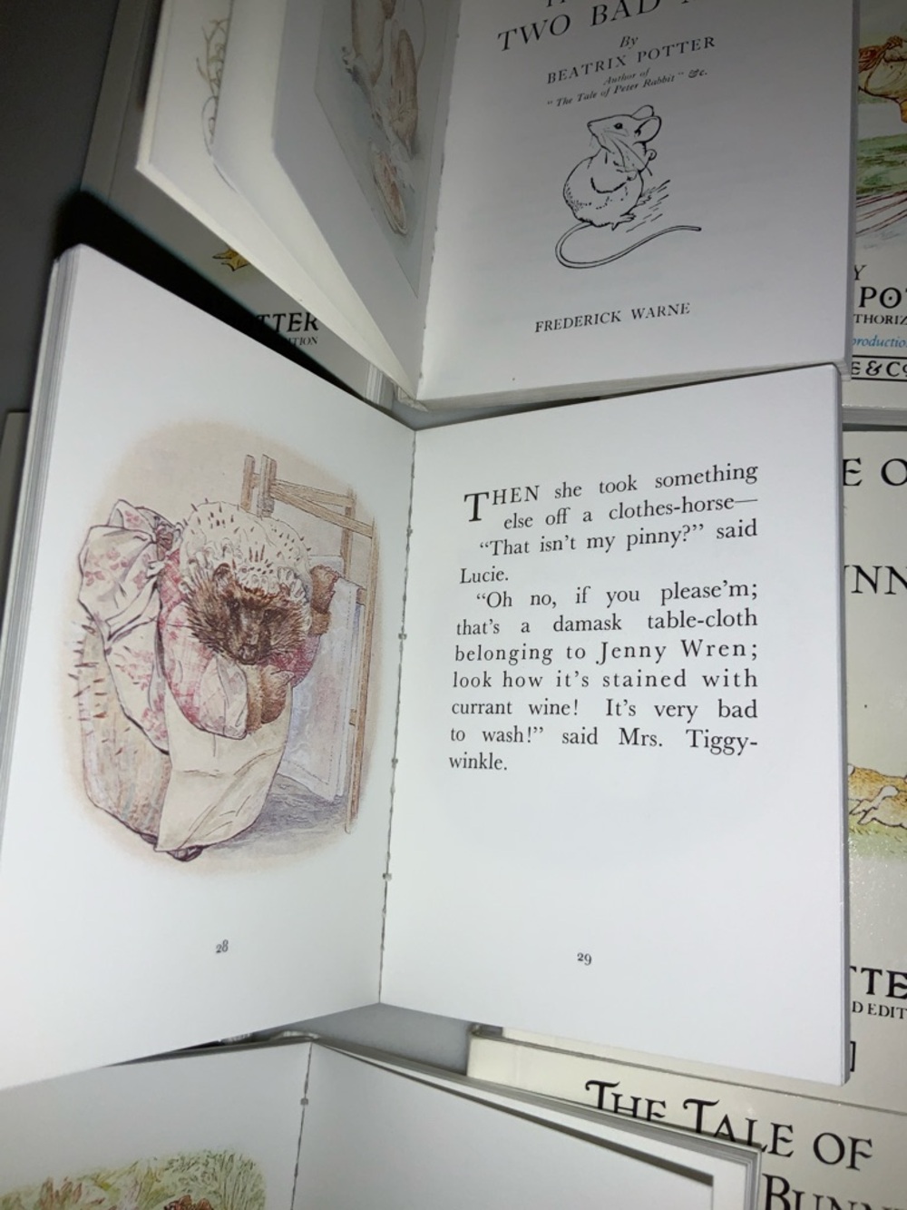 Beatrix Potter The Miniature World of Peter Rabbit 12 Book Box Collection 1989 - Picture 11 of 12